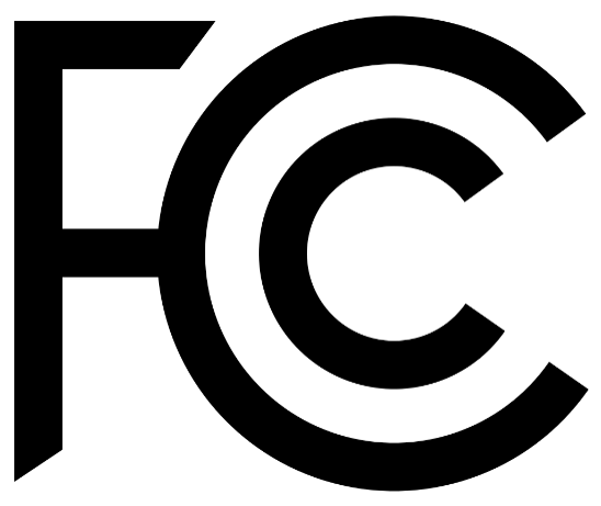 <b>[Fig. 4]</b> FCC 인증 마크, FCC 마크는 유럽의 CE 마크와 달리 법적 지위를 갖지 않는다.